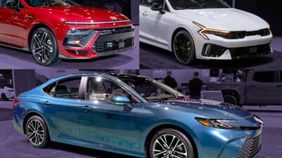 Pertarungan Sengit di Pameran Mobil: Hyundai Sonata 2024 vs Kia K5 2025 vs Toyota Camry 2025