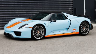 Ini Porsche 918 Akan Memukau Anda dengan Tampilan Livery Minyak Gulf yang Unik!