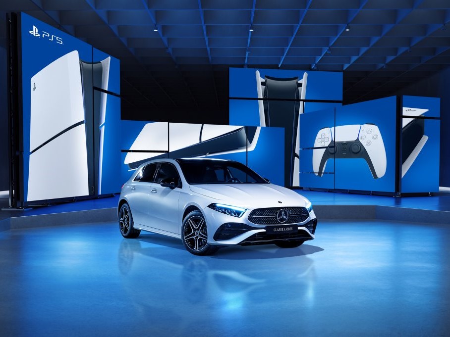 Mercedes-Benz and Sony team up for PlayStation-themed A-Class