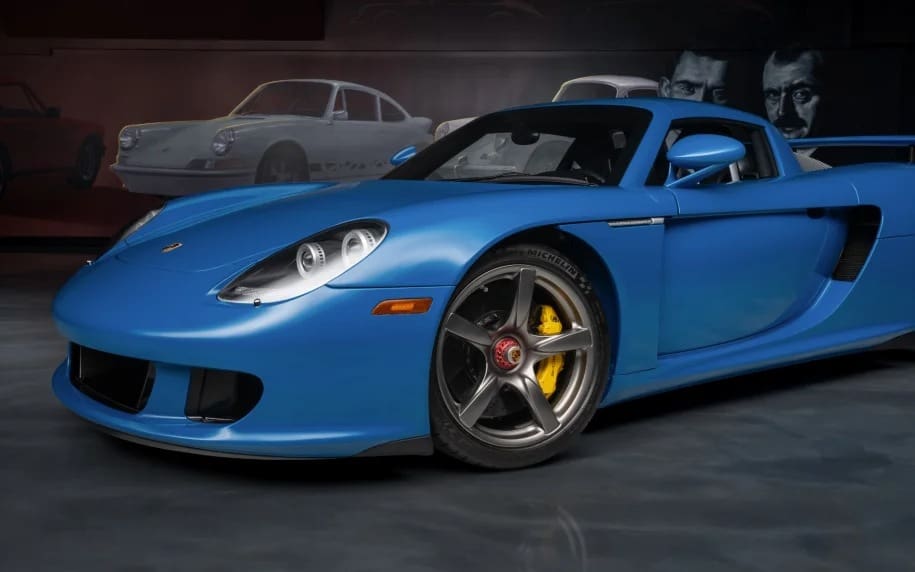 RARE Paint-to-Sample Speedster Blue 2004 Porsche Carrera GT For Sale