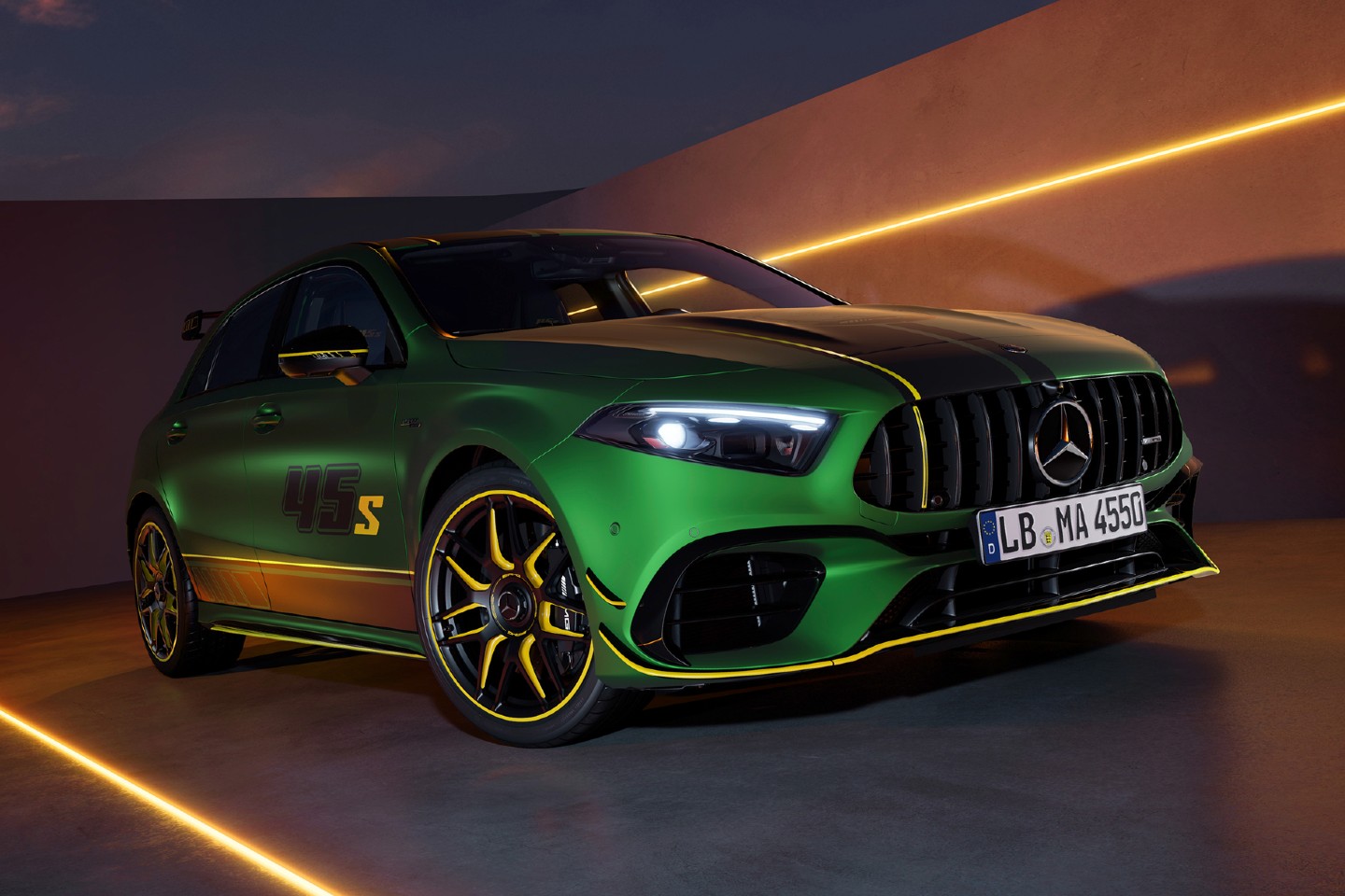 Behold the Magno Green AMG A45 S Limited Edition