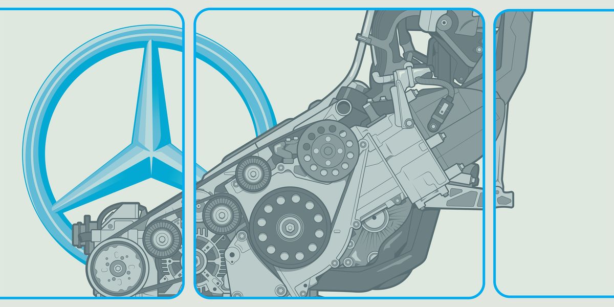 To Build a Safe, Tiny Car, Mercedes Had to Make a Bizarre Engine