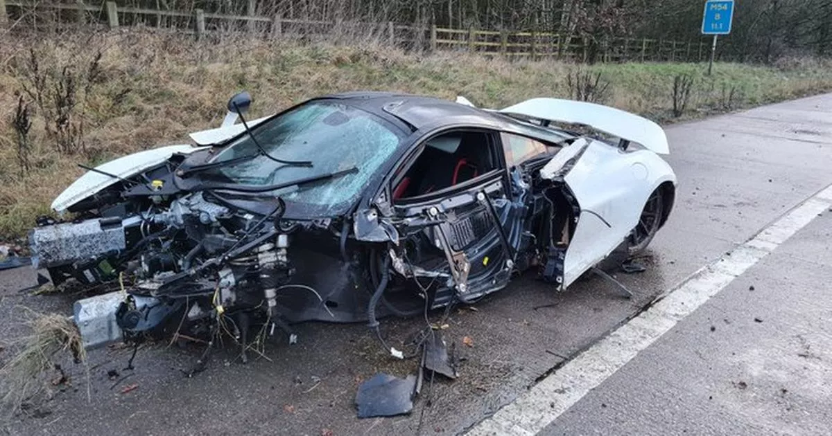 £200,000 McLaren 720S supercar torn to pieces on motorway