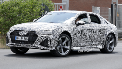 New Audi RS7 spotted: performance estate car expected to retain V8 engine