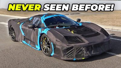 Protoype Penerus Ferrari LaFerrari dan 812 Terlihat di Luar Pabrik Maranello