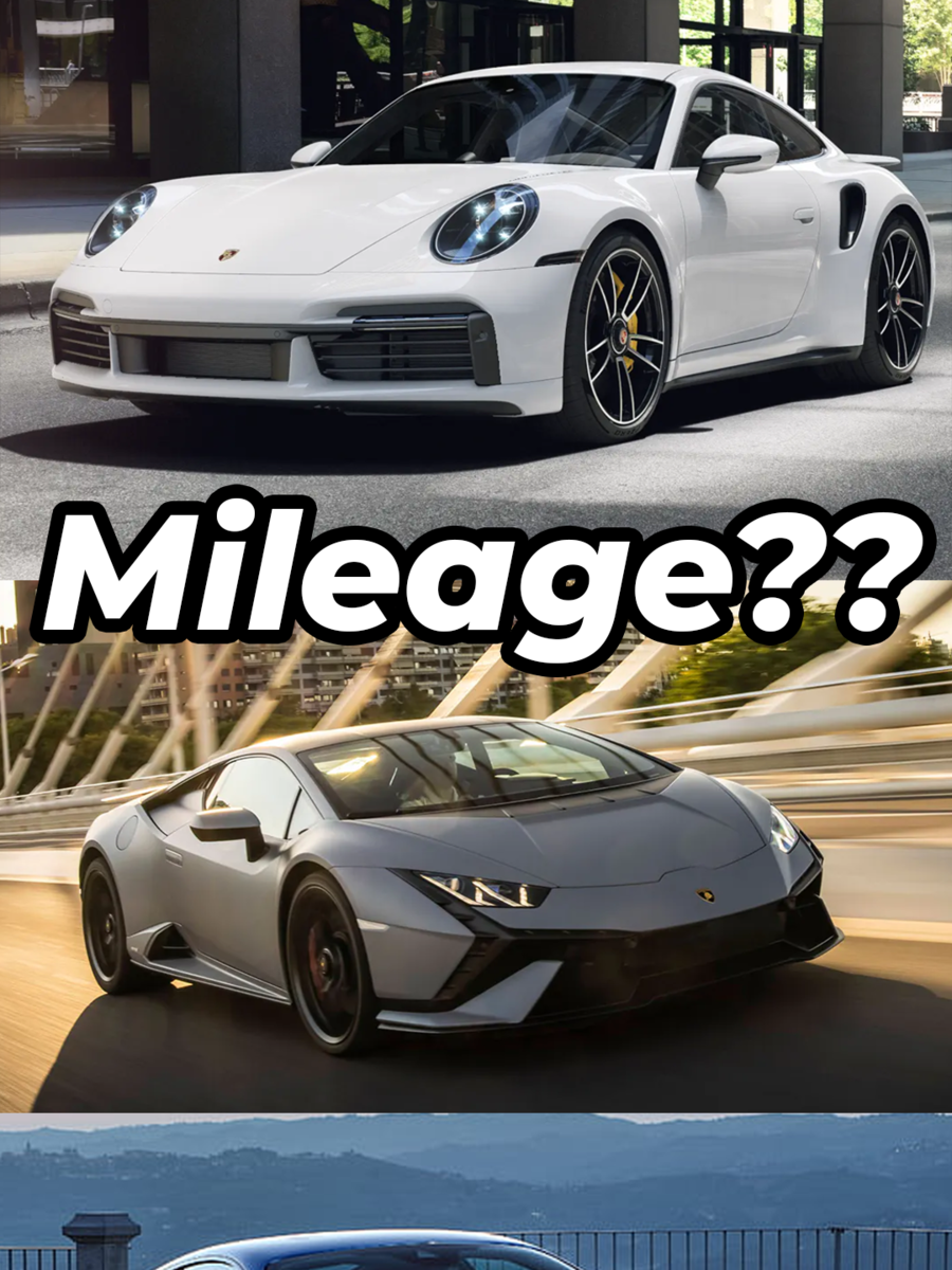 Ferrari To Lamborghini: 6 Supercars And Their Mileage Figures, Lamborghini Huracan, McLaren 750S, Ferrari F8 Tributo, Mercedes Benz AMG GT, Porsche 911 Turbo S, Ferrari Roma