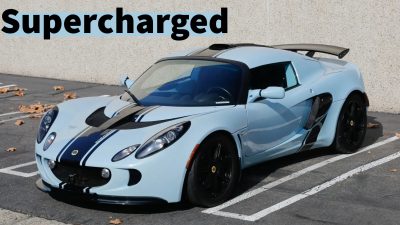 2008 Lotus Exige S Club Racer in Le Mans Blue