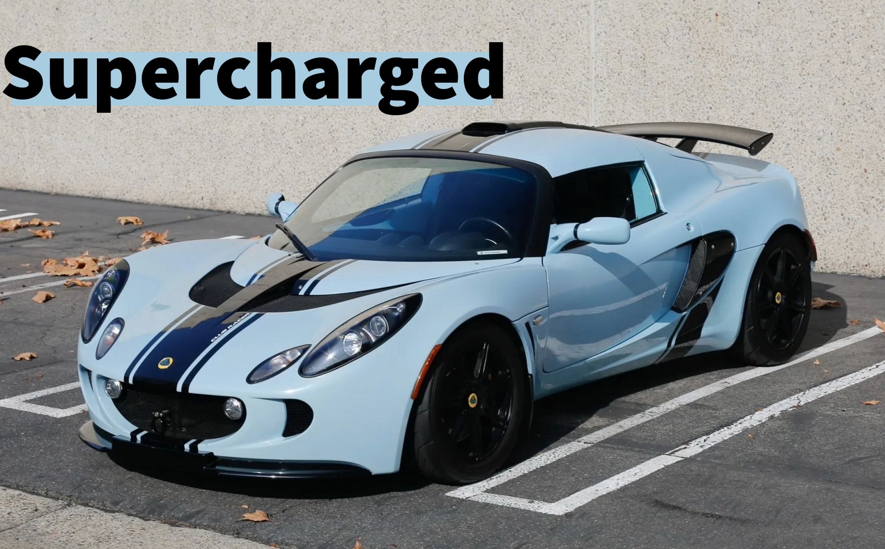 2008 Lotus Exige S Club Racer in Le Mans Blue