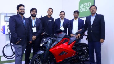 hpcl and ultraviolette join to enable cross country e bike ride with charging stations.jpg