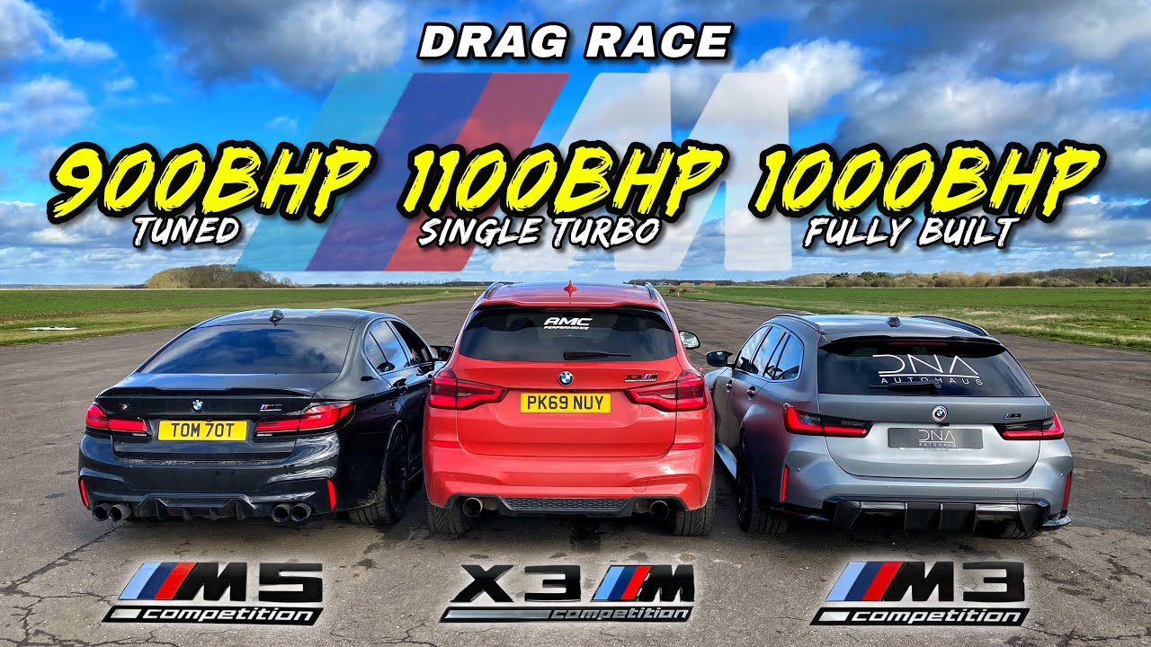 BMW X3M Competition v M3 Competition Touring v M5