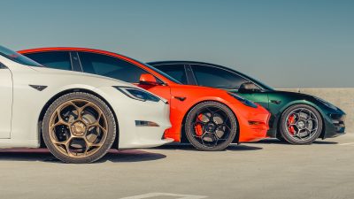 Koenigsegg Gemera's Designer Pens Aftermarket Wheels For Entire Tesla Lineup