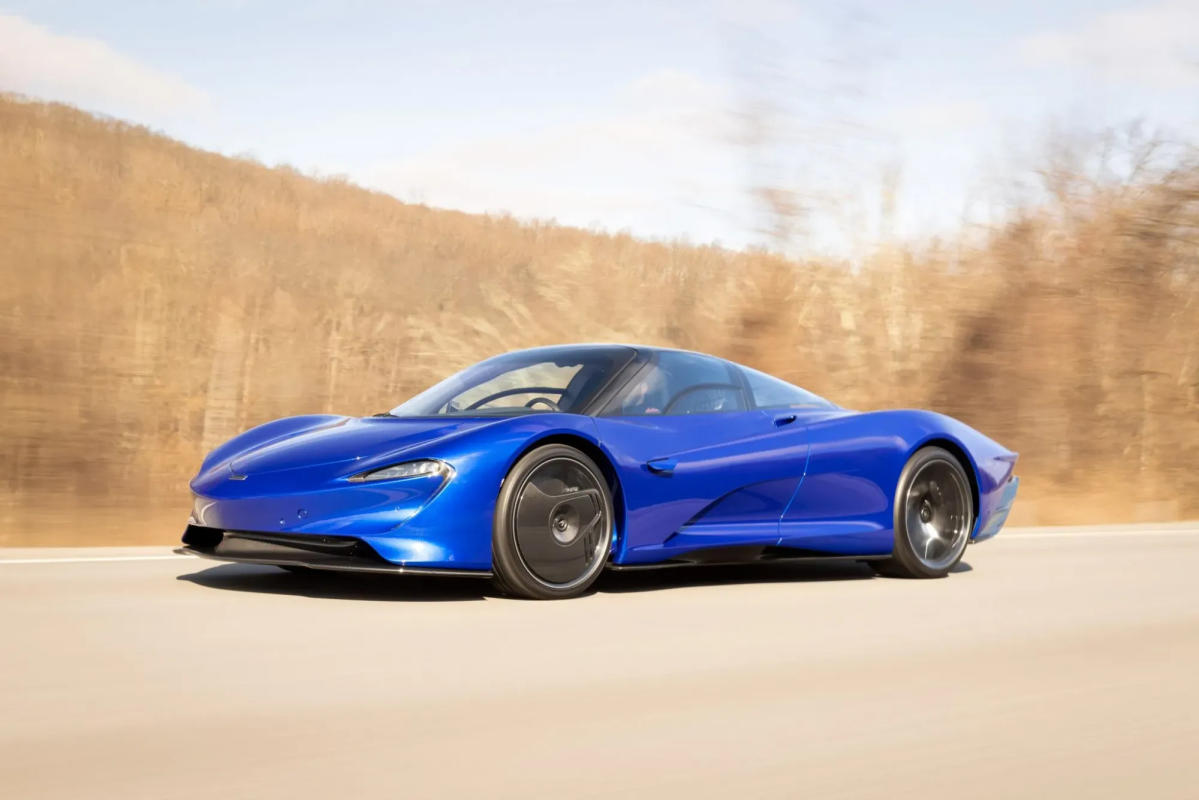 1600 Veloce Is Selling a Phenomenal 467-Mile 2020 McLaren Speedtail on Bring a Trailer Premium