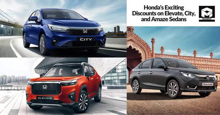 Honda's Exciting Discounts on Elevate, City, and Amaze Sedans