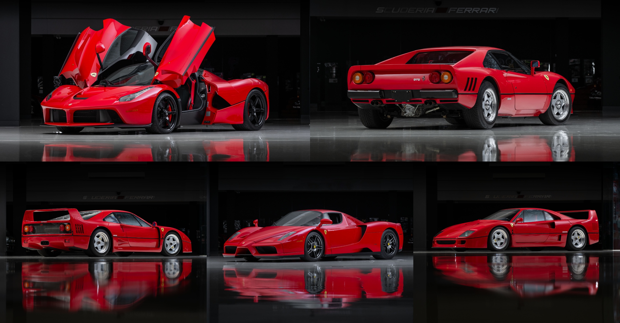 The Ferrari 'Big 5' Is The Ultimate Collection Of Prancing Horse Hypercars