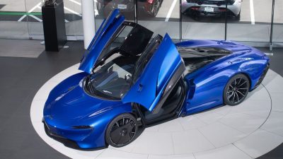 2020 McLaren Speedtail In Burton Blue Listed For Sale