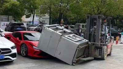 Someone Dropped An Oven On A Ferrari F8 Tributo