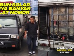 Mitsubishi L300 Terperangkap Membawa Solar Subsidi, Lengkap dengan Pelat Nomor!