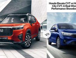 Pertarungan Kinerja Honda: Honda Elevate CVT vs Honda City CVT