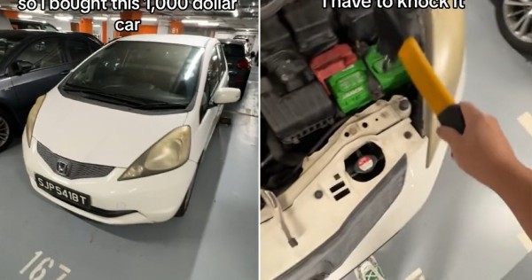 'Every day the car dies': Man's daily battle with newly-bought $1,000 Honda provides comic relief for netizens, Singapore News