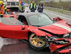 Perusahaan Asuransi Pecahkan Rekor Bayaran Ganti Rugi Untuk Ferrari Hancur dalam Kecelakaan