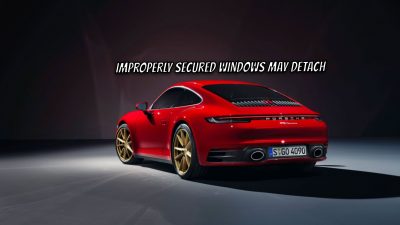 Porsche 911 Ditarik Karena Jendela yang Salah, 8K Kendaraan Terkena Dampak