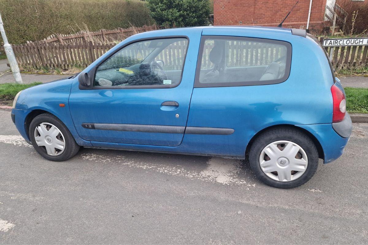 Renault Clio seized and owner reported for driving without licence and insurance