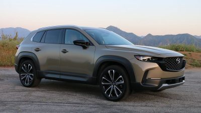 2024 Mazda CX-50 at sunrise.