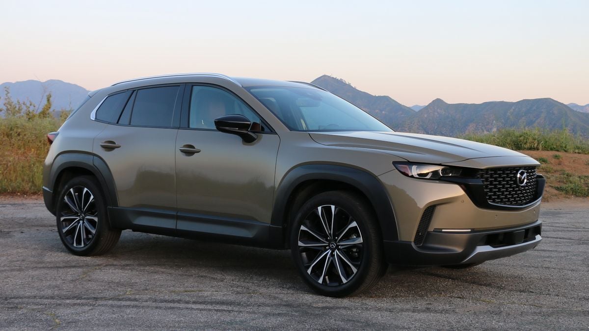 2024 Mazda CX-50 at sunrise.