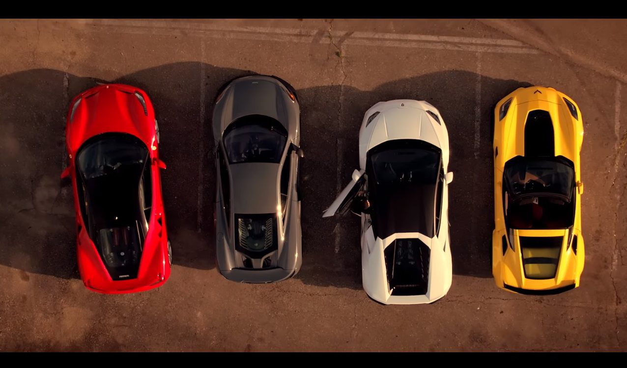 Corvette Z06 vs McLaren 675LT vs Ferrari 488 GTB vs Lamborghini Huracan