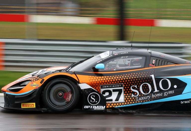 Epperstone McLaren factory racing driver Tom Gamble’s tested his new McLaren 720S GT3 Evo at Donington Park