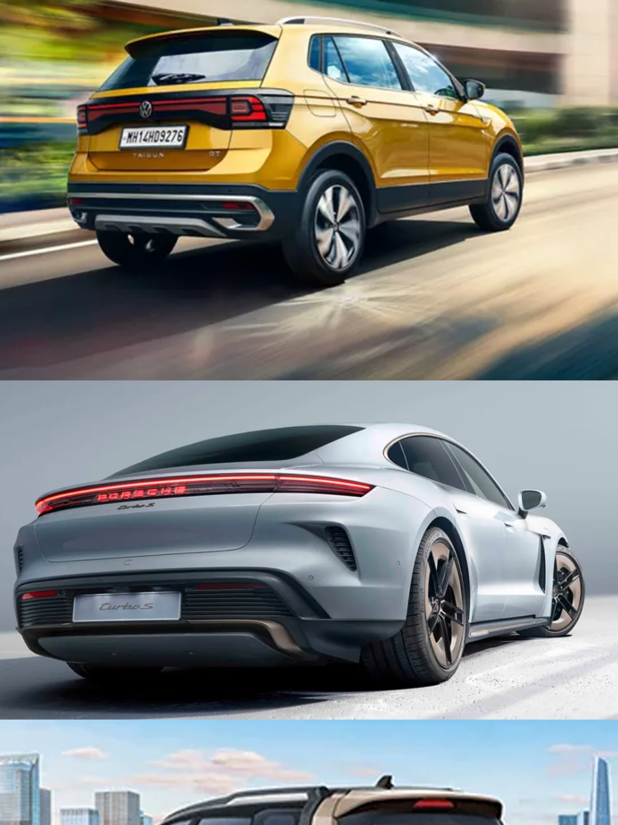 6 Best-Looking Cars With Connected Tail Lamps in India, Hyundai Venue, Tata Safari, Volkswagen Taigun, Porsche Taycan, Hyundai IONIQ 5, Audi A8