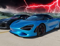 Berani Melawan! Corvette E-Ray Lawan McLaren 750S dan Buktikan Kecepatan Bukan Segalanya