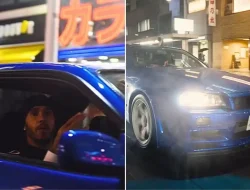 Mengejutkan! Lewis Hamilton Berkeliling Tokyo dengan Supercar Langka