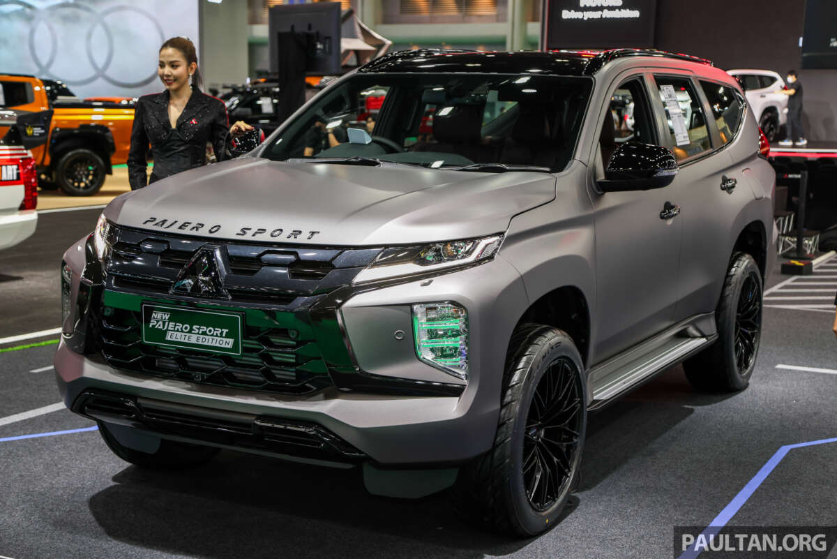 Bangkok 2024: Mitsubishi Pajero Sport SUV facelift gets 2.4L 6AT powertrain from new Triton – 184 PS