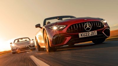 Pertarungan Besar: Mercedes-AMG SL 55 vs Porsche 911 GTS