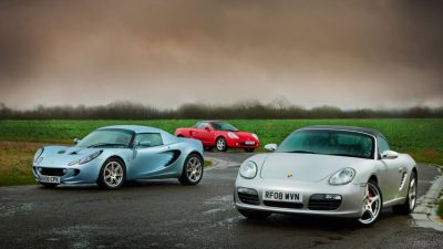 Porsche Boxster S v Toyota MR2 Mk3 v Lotus Elise S2 – car pictures of the week