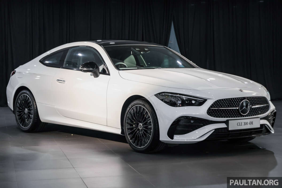 2024 Mercedes-Benz CLE300 4Matic Coupe previewed in Malaysia – 2.0T mild hybrid, 259 PS; fr RM526k est