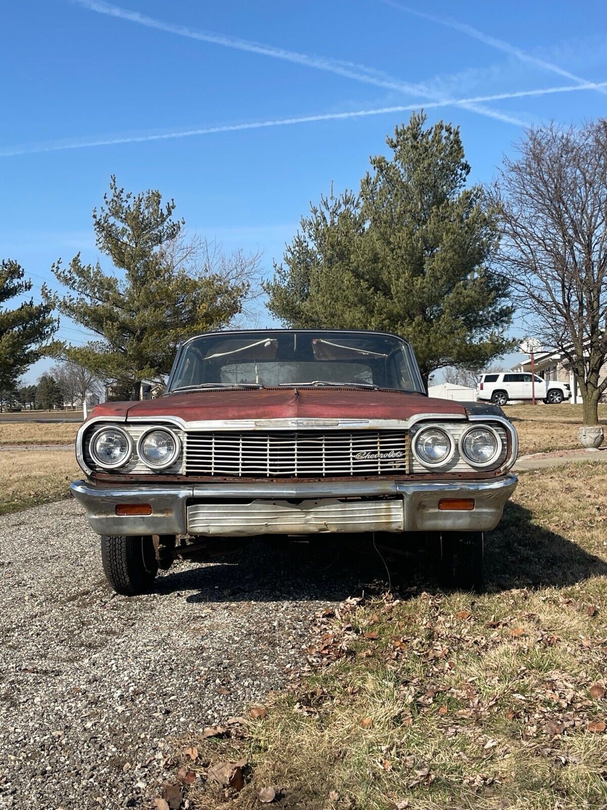 time to shine 1964 chevy impala has only 2 holes in the floors full restoration needed 232603 1.jpeg