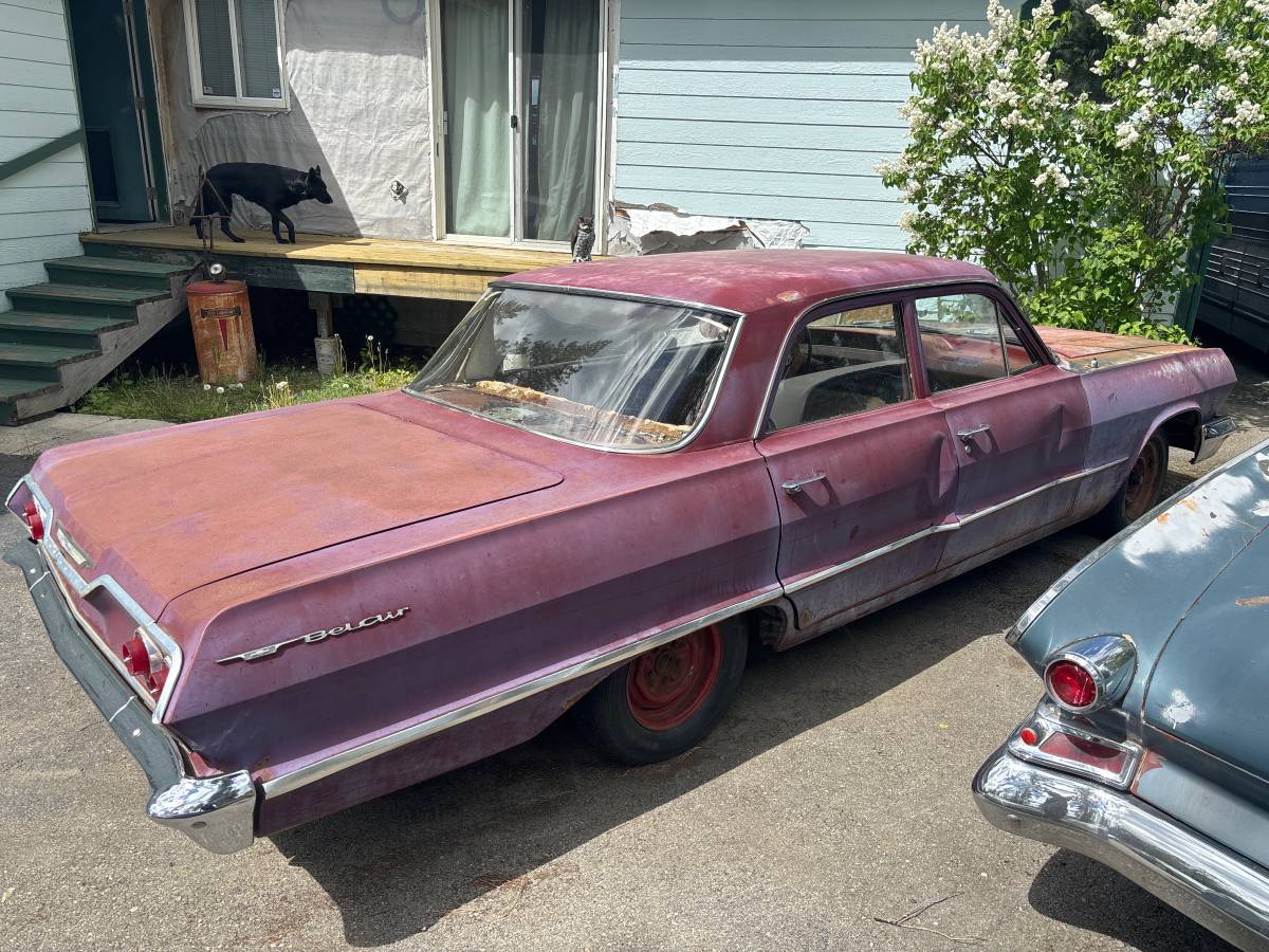 1963 chevy bel air emerges with good news under the hood too bad it s not an impala 234425 1.jpg