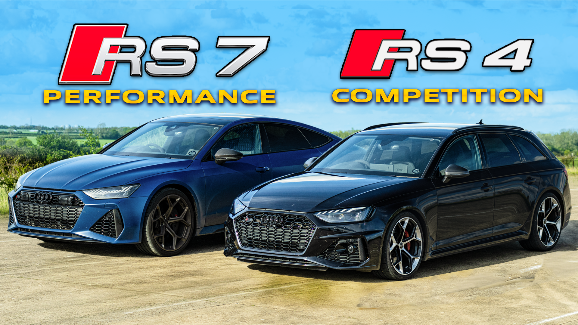 New Audi RS4 Competition vs Audi RS7 Performance drag race: which is fastest? 