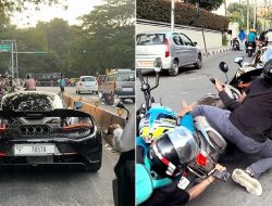 Intriguing Video: Uniknya Scooter Tertabrak Mclaren 765 LT senilai 12 crore di Bangalore