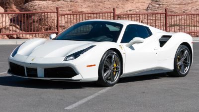 A Ferrari 488GTB Spider And U2 At The Sphere In Las Vegas