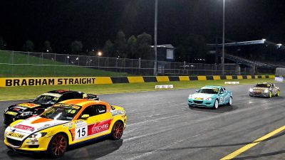 First round of new Mazda RX8 series won by Boaden at Sydney Motorsport Park