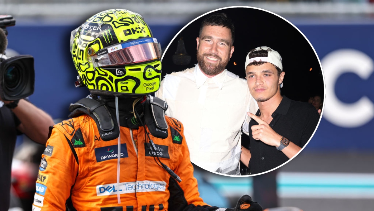 McLaren's Lando Norris Talks Partying With Travis Kelce After Maiden F1 Win