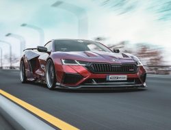 Skoda Merilis Supercar CGI dengan Keindahan yang Menantang