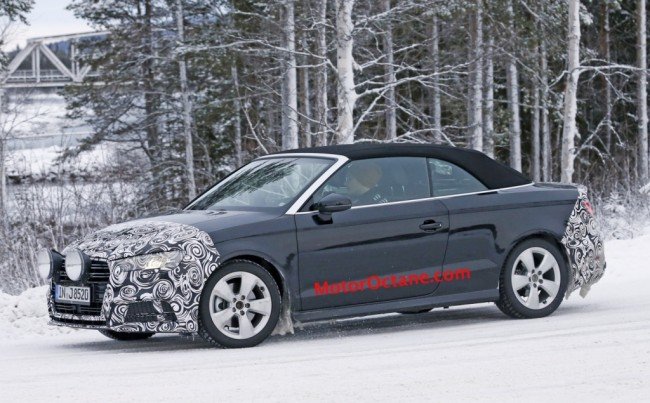 Audi A3 Convertible Spy_Audi A3 Convertible facelift 7