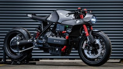 Masa Depan yang Berbau Nostalgia: BMW K1100RS café racer oleh Powerbrick yang Memikat