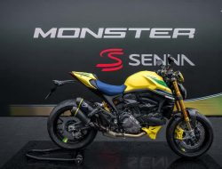 Ini Dia Karya Seni Monster Ducati yang Terinspirasi dari Ayrton Senna! Penasaran?