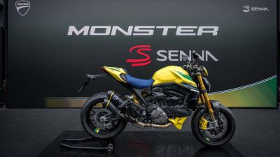 Ini Dia Karya Seni Monster Ducati yang Terinspirasi dari Ayrton Senna! Penasaran?