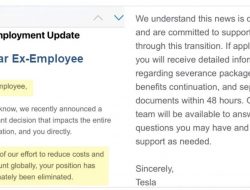 Kebijakan Pemecatan Mengejutkan Tesla: Pesan Terakhir Elon Musk yang Membuat Penasaran Karyawan